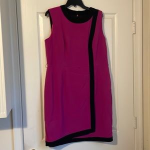 NWT Anne Klein Size 16 Magenta Dress